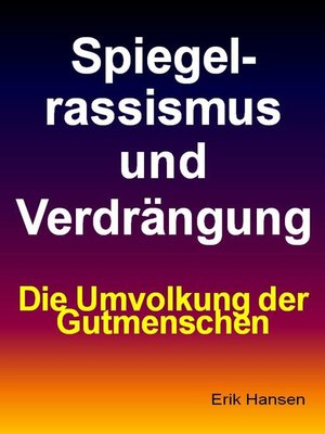 cover image of Spiegelrassismus und Verdrängung